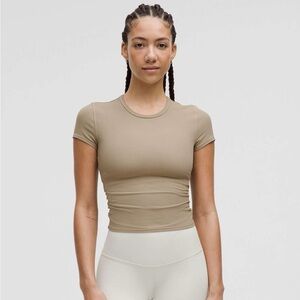 LULULEMON | All It Takes Back-Twist Ribbed Short-Sleeve Shirt